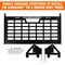 Buyers Products 54in Gloss Black Kabgard with mounting kit for Dual-Wheel Service Bodies 5405427B - alternate 4